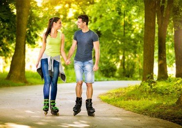 Physical benefits of rollerskating.