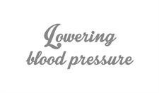 Lowering blood pressure
