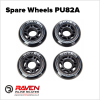 Spare Wheels for Raven Inline Skates 70mm PU82A Silicone Rubber Wheel - 4 wheels UK Stock
